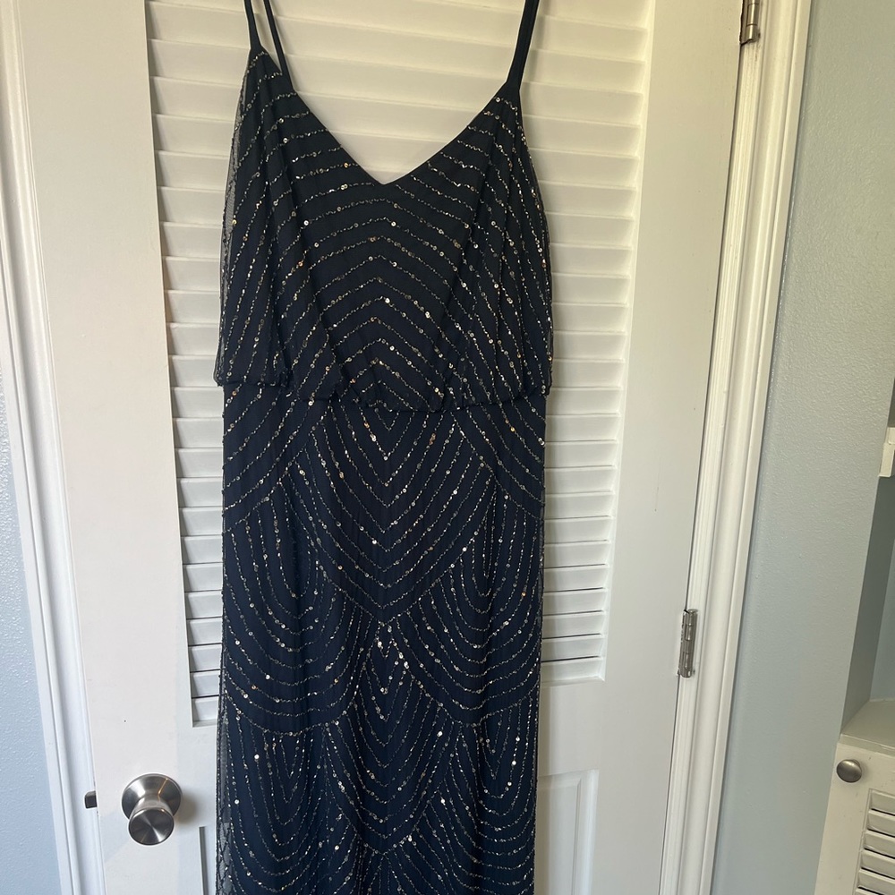 Formal beaded long dress. Size xl